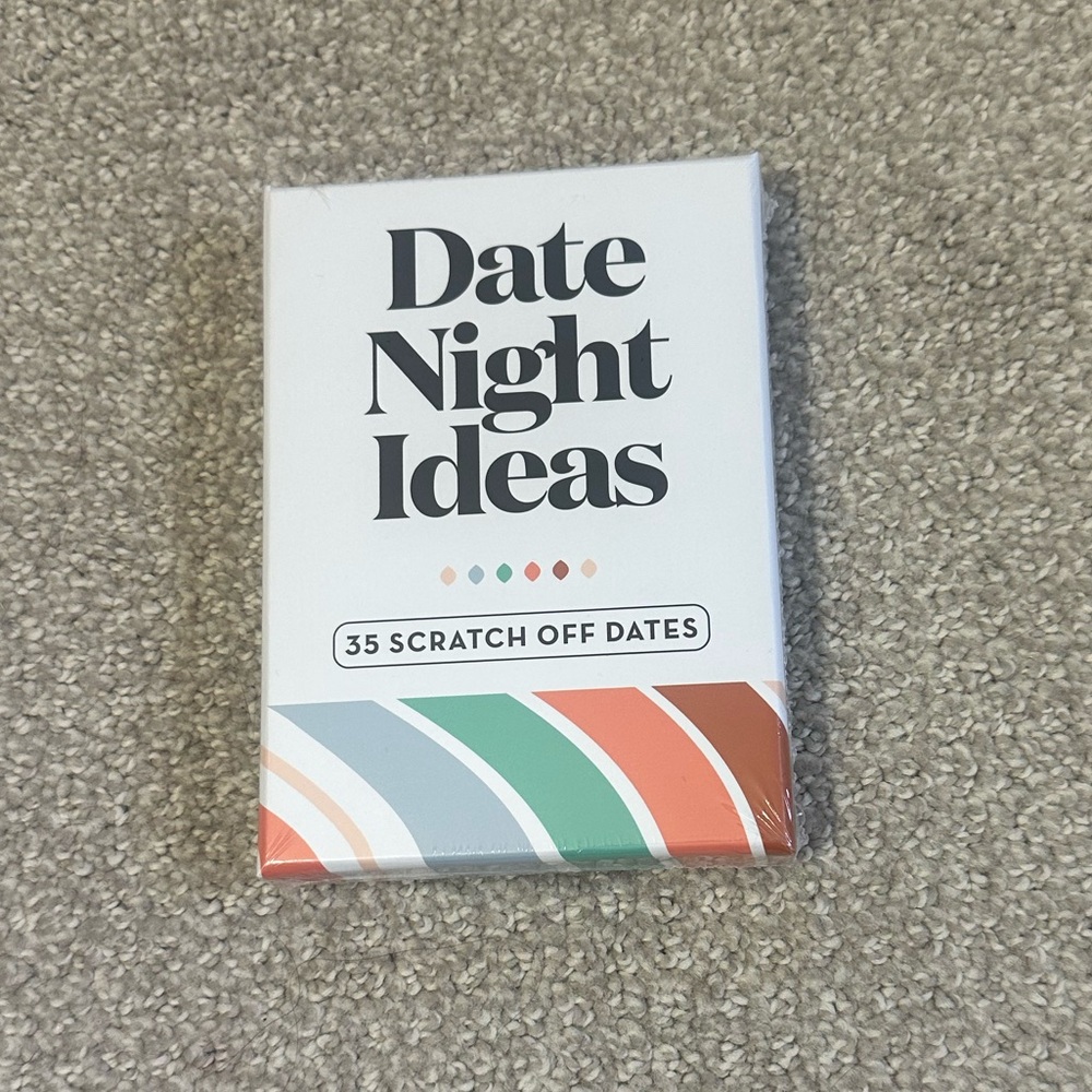 Date Night Ideas Scratch Off Cards